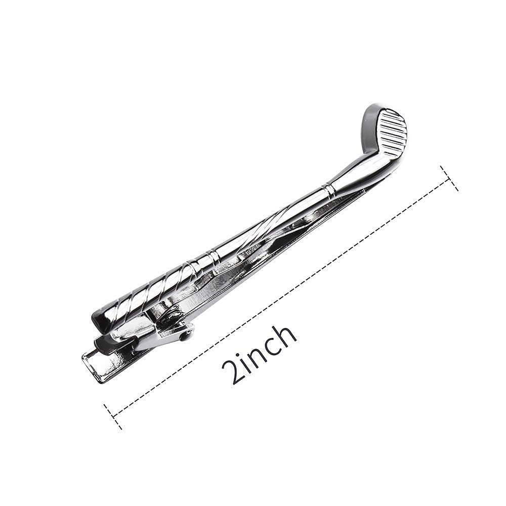 2 inch Tie Clip for Men-Novelty Sport Necktie Bar Clip
