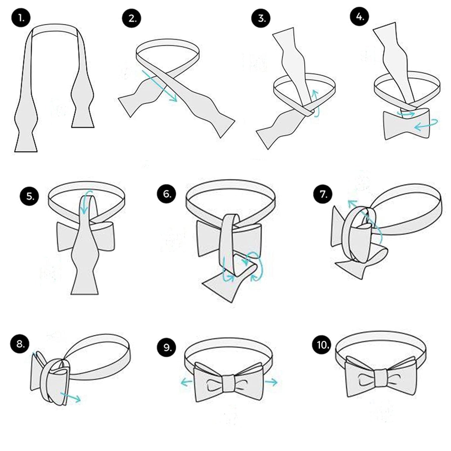Mens Silk Self Bow Ties,Woven Solid Striped Paisley Bowtie and Pocket Square Cufflinks Set for Men Tuxedo Wedding