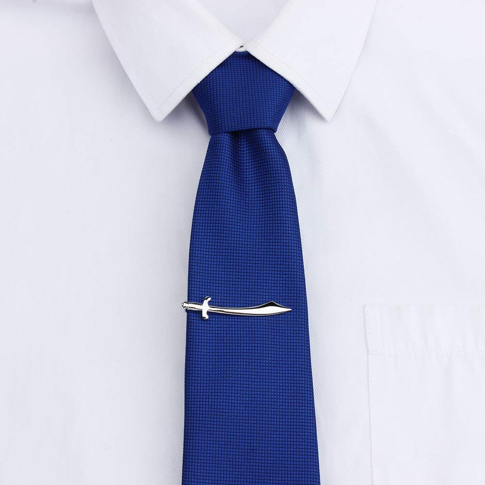 2 inch Tie Clip for Men-Novelty Sport Necktie Bar Clip