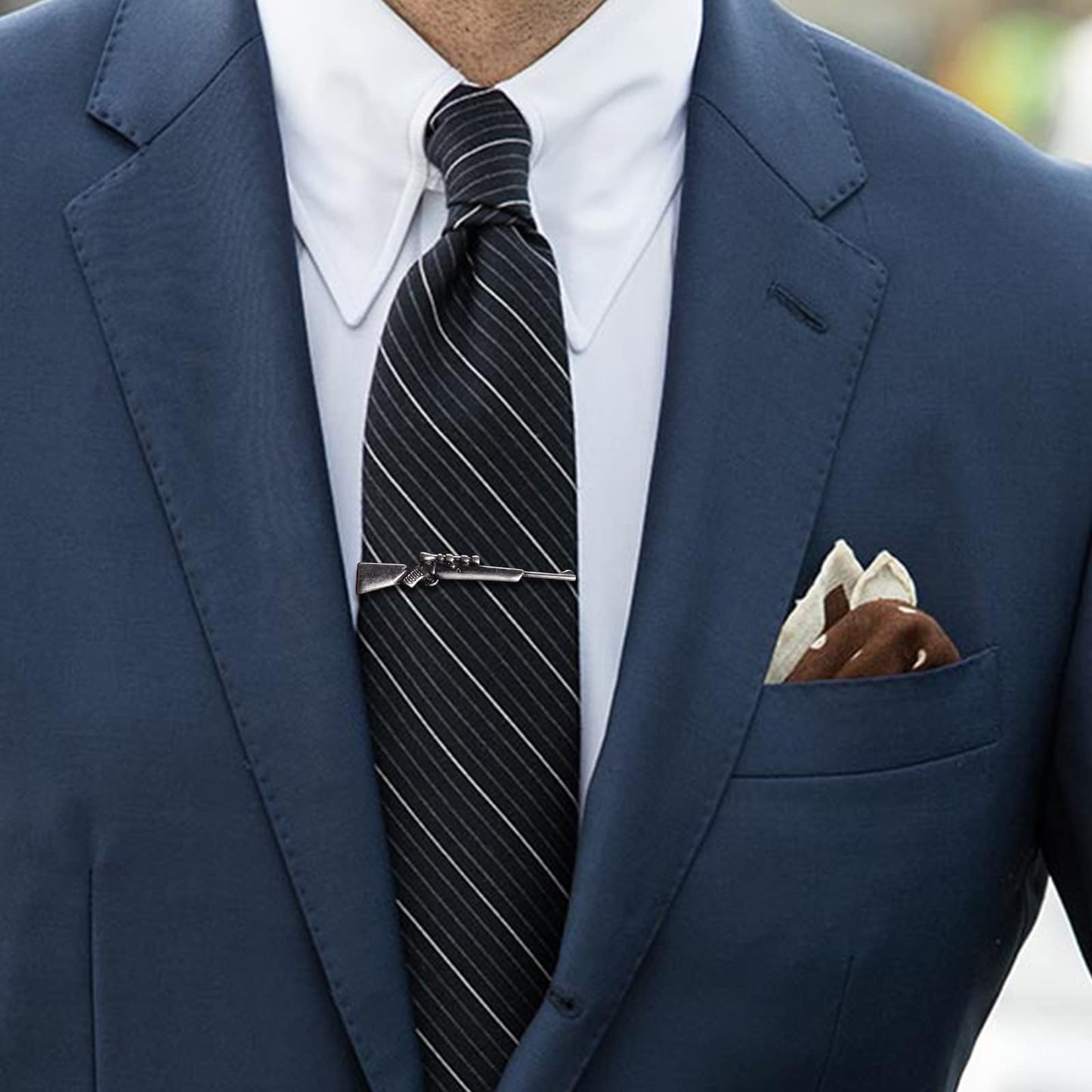 2 inch Tie Clip for Men-Novelty Sport Necktie Bar Clip