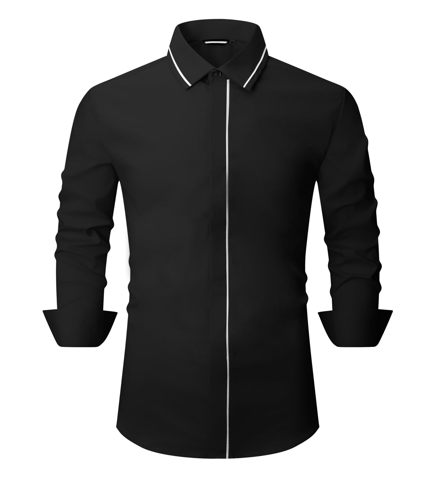 Alex Vando Mens Dress Shirt Wrinkle Free Regular Fit 4-Way Stretch Button Down Shirts