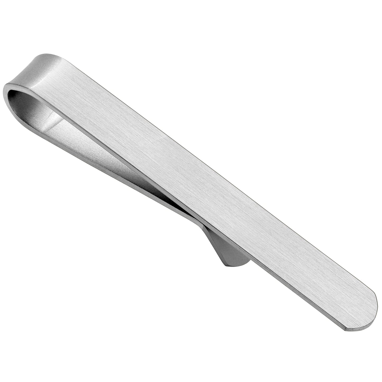 Skinny Tie Clip Bar Set, 2 Inch Tie Clip for Men - Wedding, Meeting, Party Gift Set