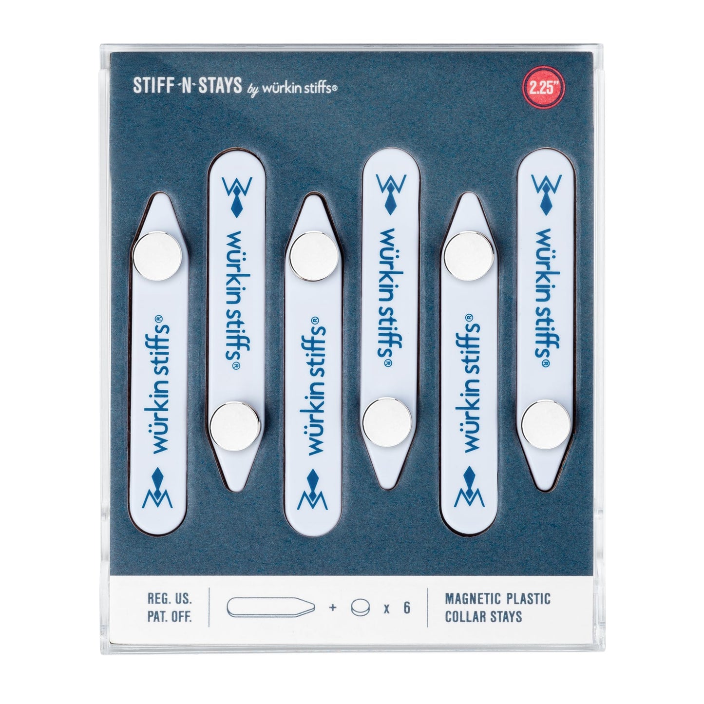 Würkin Stiffs Plastic Magnetic Collar Stays As Seen on Shark Tank | Stiff-N-Stays Collar Inserts
