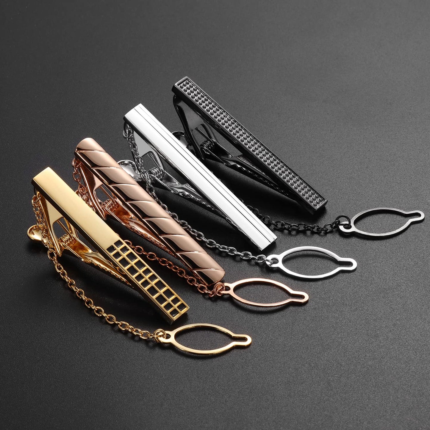 2 inch Tie Clip for Men in 1pcs/ 3pcs/4 pcs