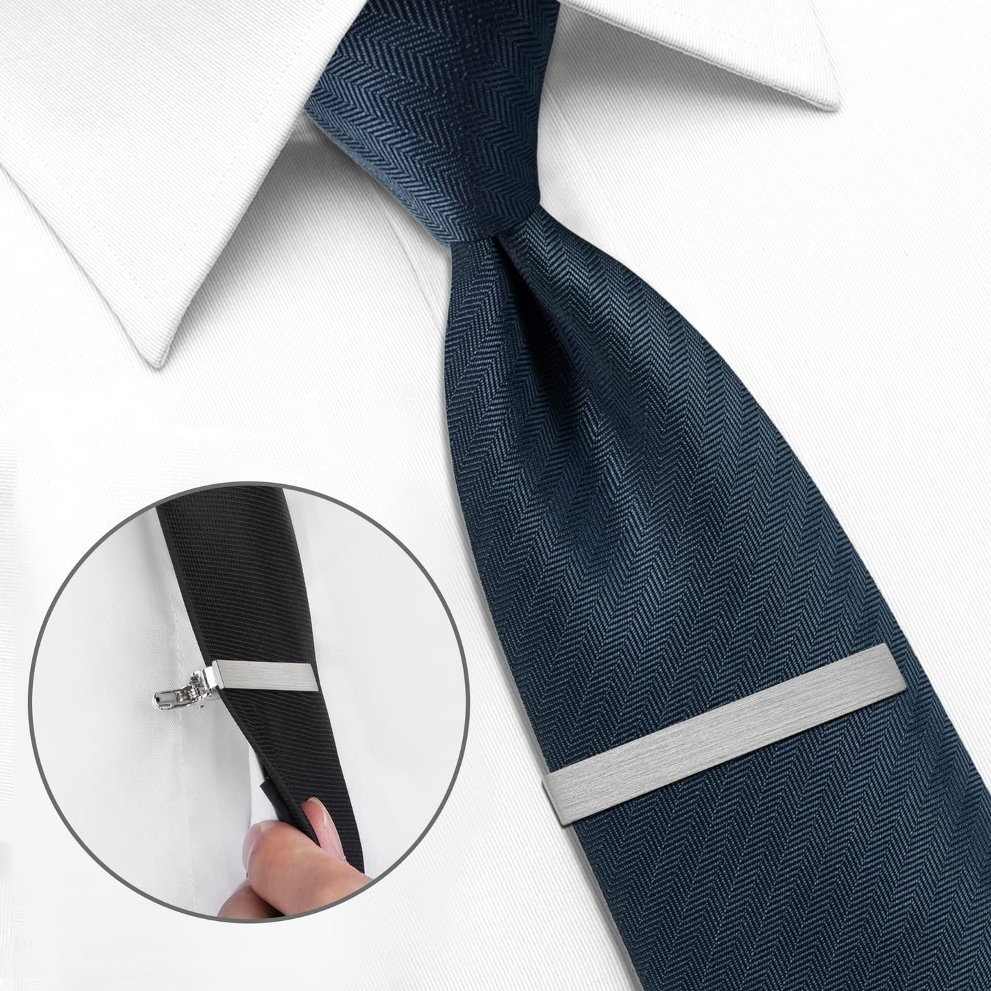 2 inch Tie Clip for Men in 1pcs/ 3pcs/4 pcs