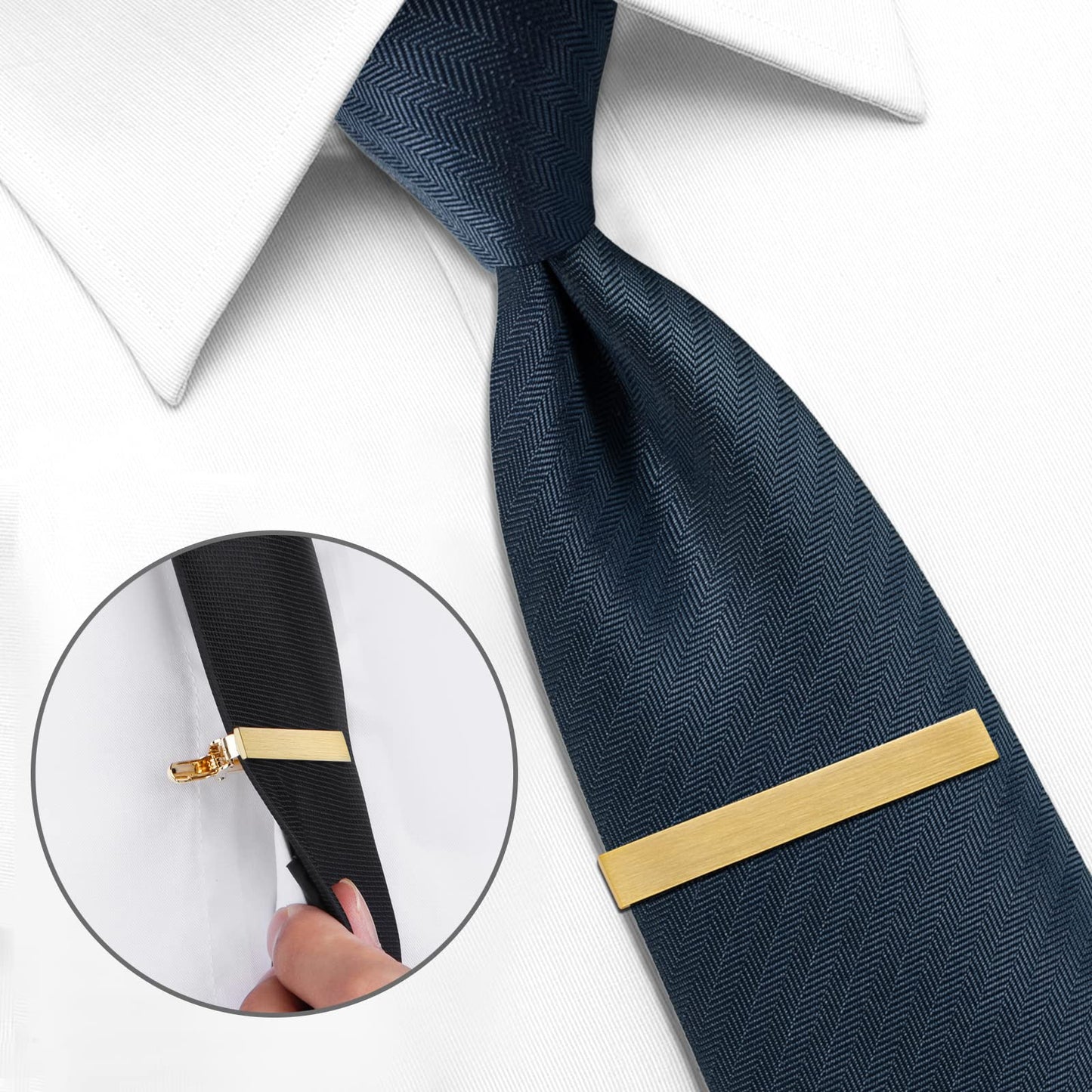 2 inch Tie Clip for Men in 1pcs/ 3pcs/4 pcs