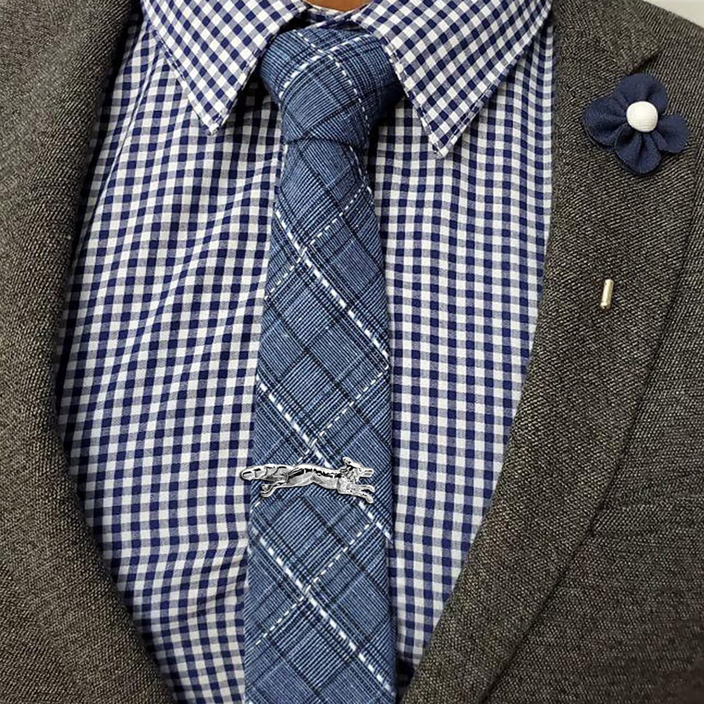 2 inch Tie Clip for Men-Novelty Sport Necktie Bar Clip