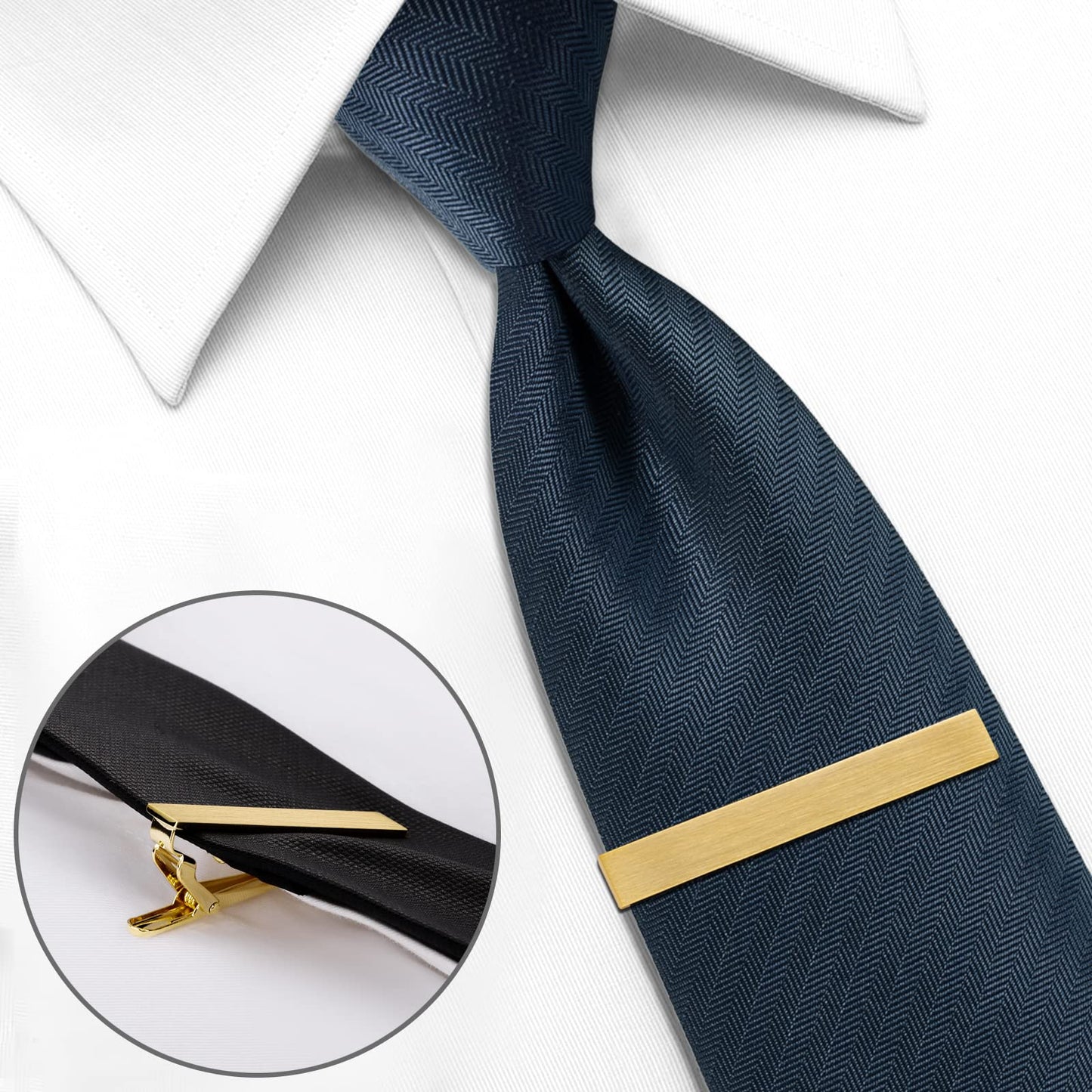 2 inch Tie Clip for Men in 1pcs/ 3pcs/4 pcs