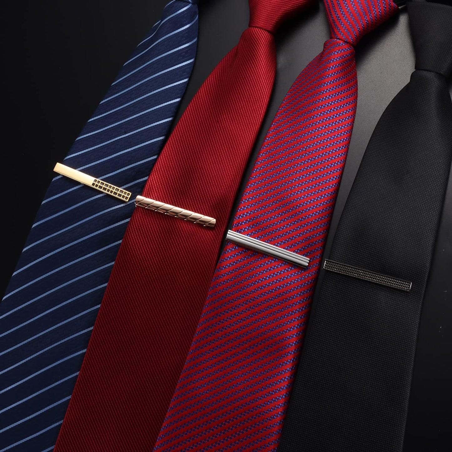 2 inch Tie Clip for Men in 1pcs/ 3pcs/4 pcs