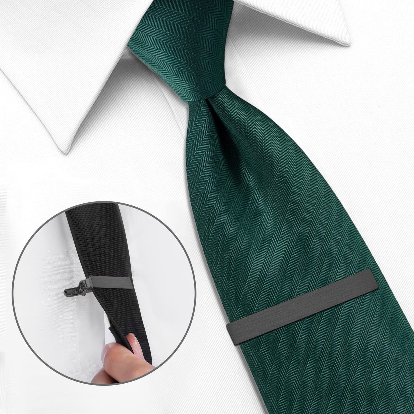 2 inch Tie Clip for Men in 1pcs/ 3pcs/4 pcs