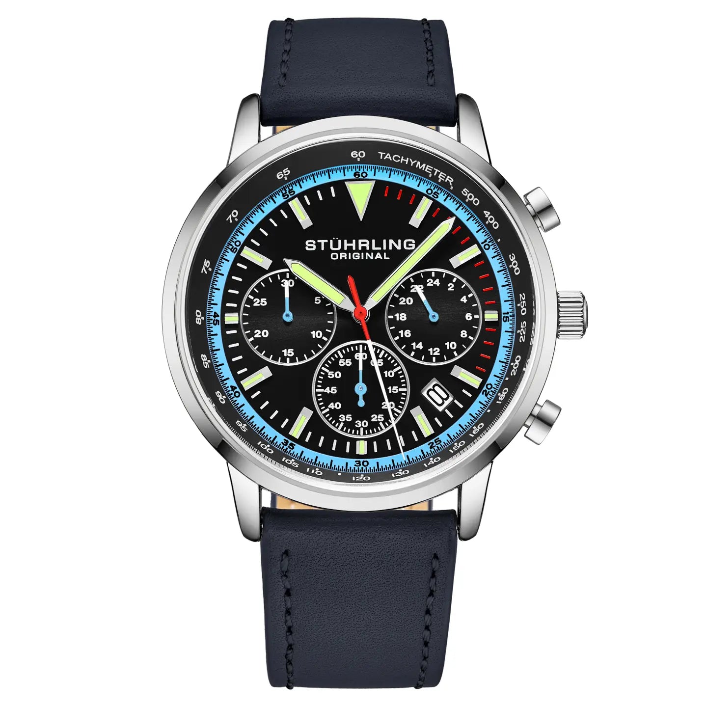 Stuhrling Monaco Chronograph with Tachymeter Quartz 44mm Watch