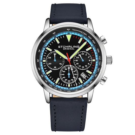 Stuhrling Monaco Chronograph with Tachymeter Quartz 44mm Watch