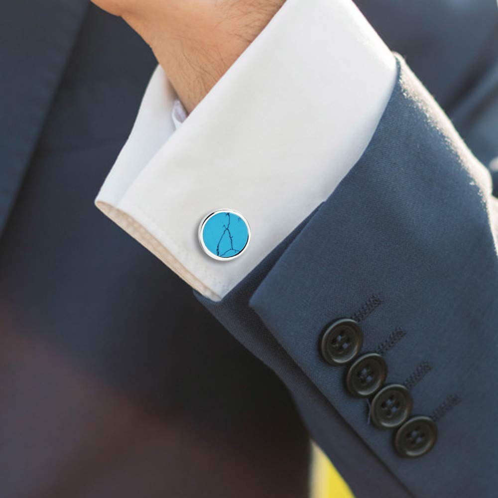 Fashion Mother-of-Pearl Tuxedo Shirt Button and Cufflink Set
