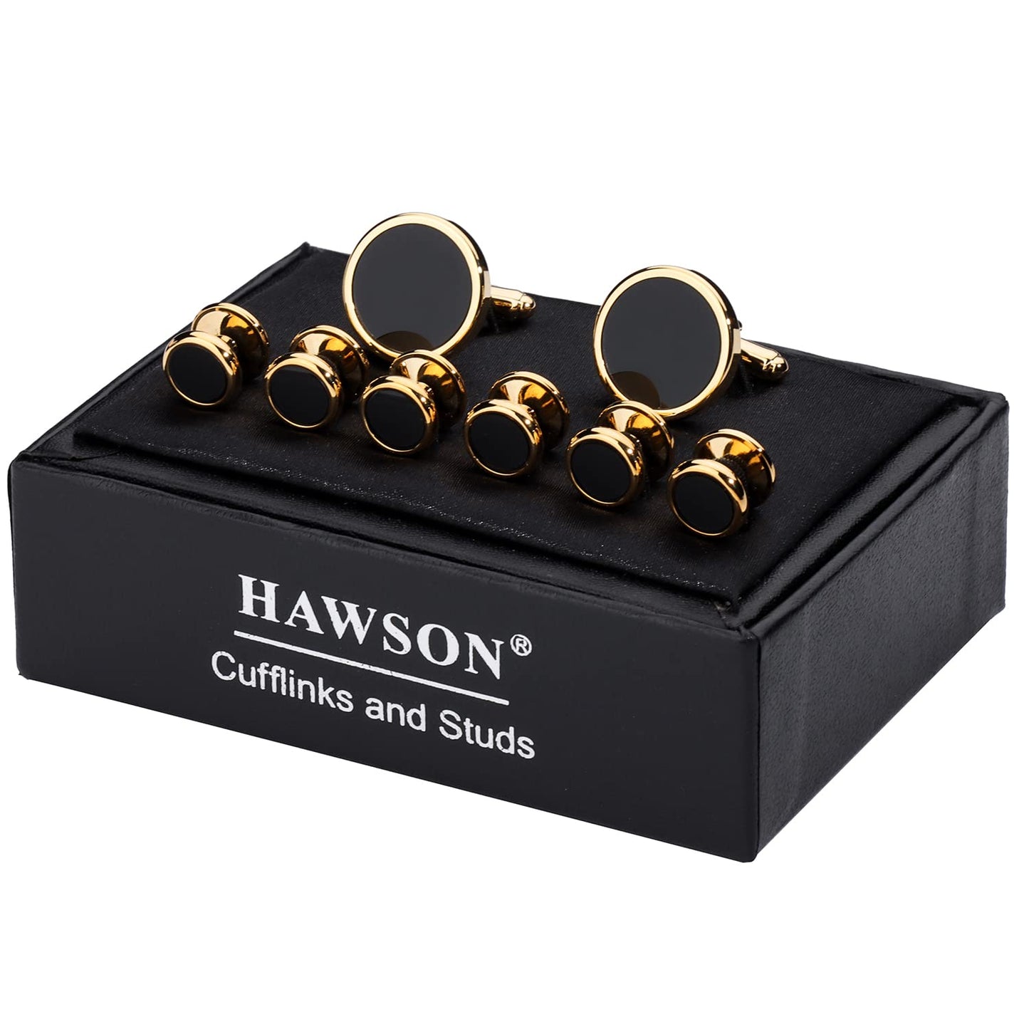 Fashion Mother-of-Pearl Tuxedo Shirt Button and Cufflink Set