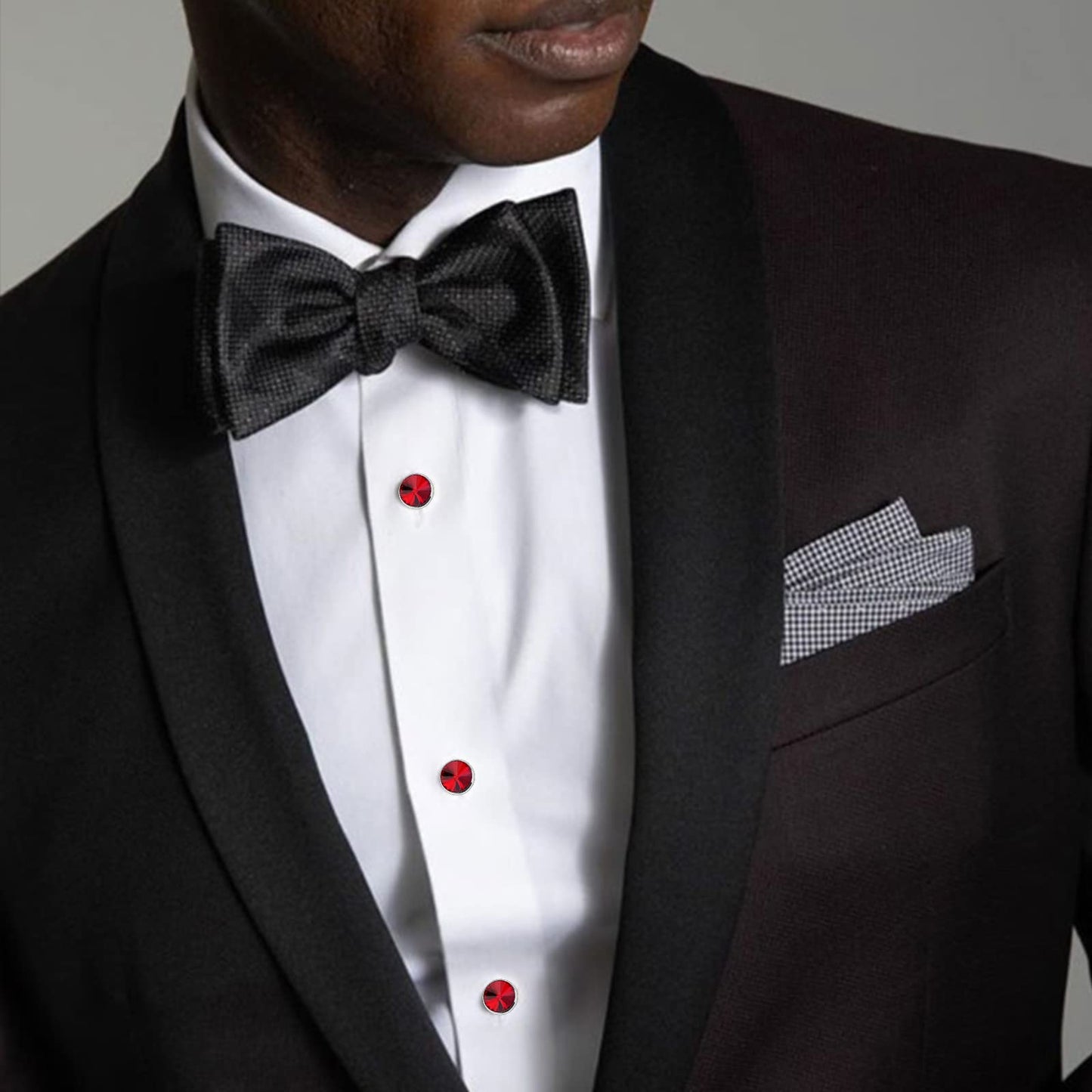 Crystal Shirt Studs for Men's Tuxedo Shirt