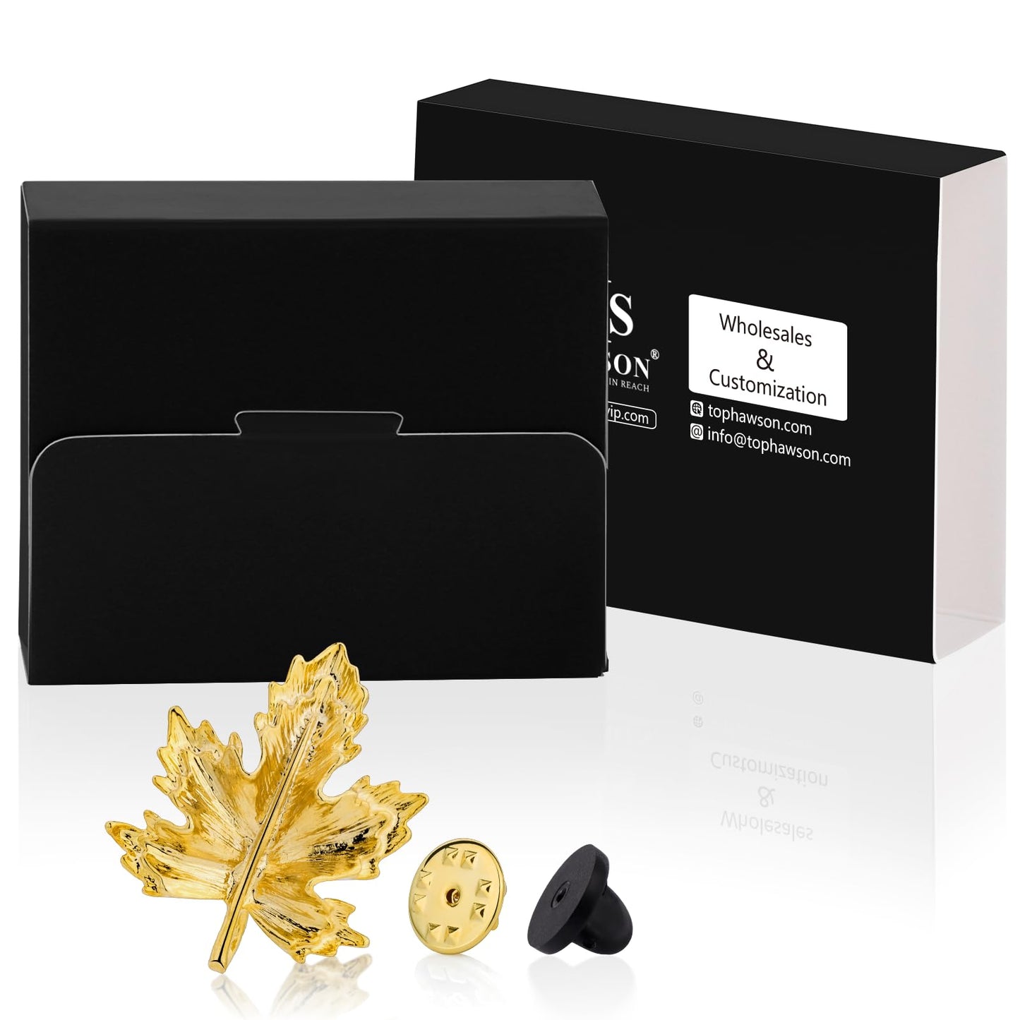 18K Gold Tone lapel Pins Brooch for Men Suit