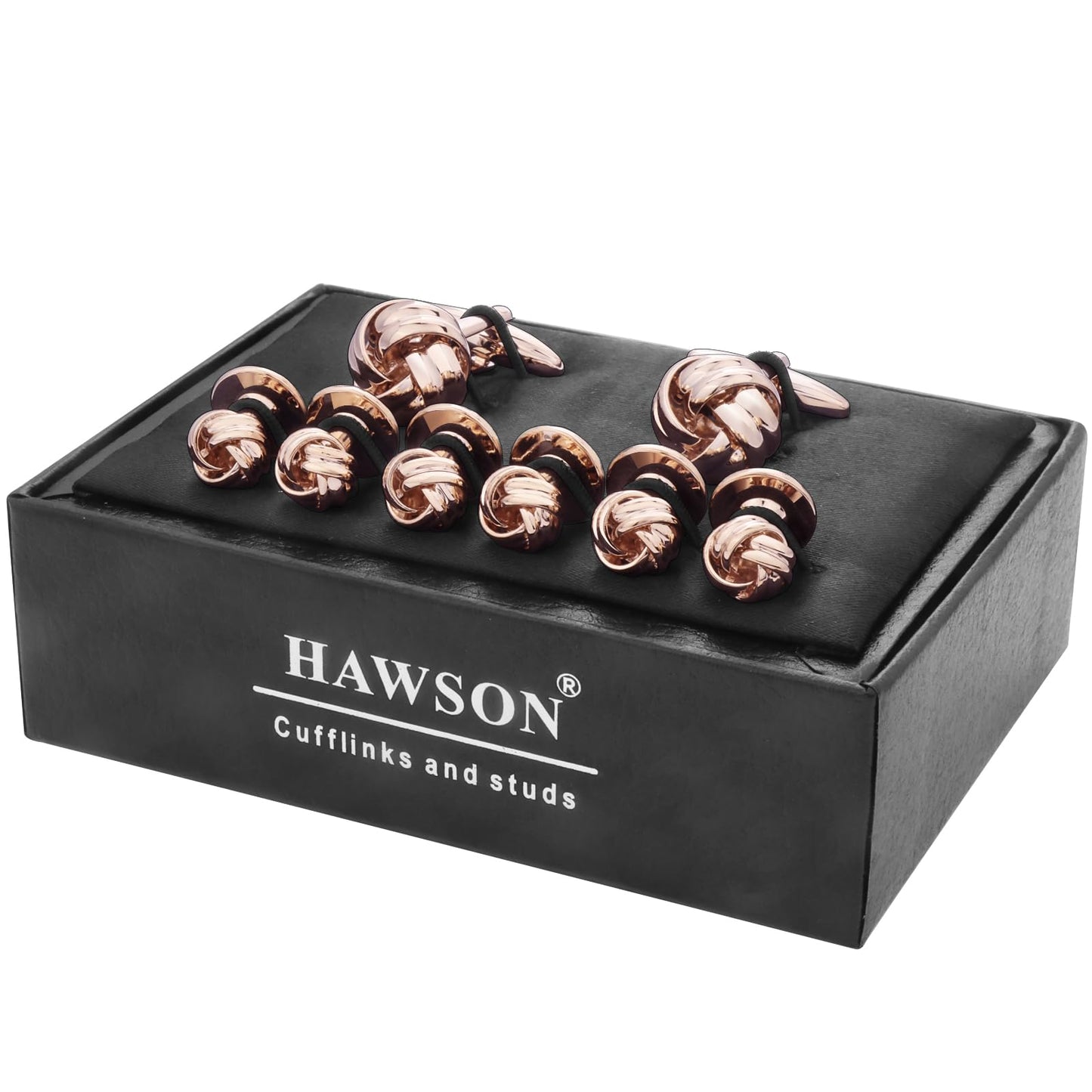 Knot Cufflinks and Shirt Studs for Men