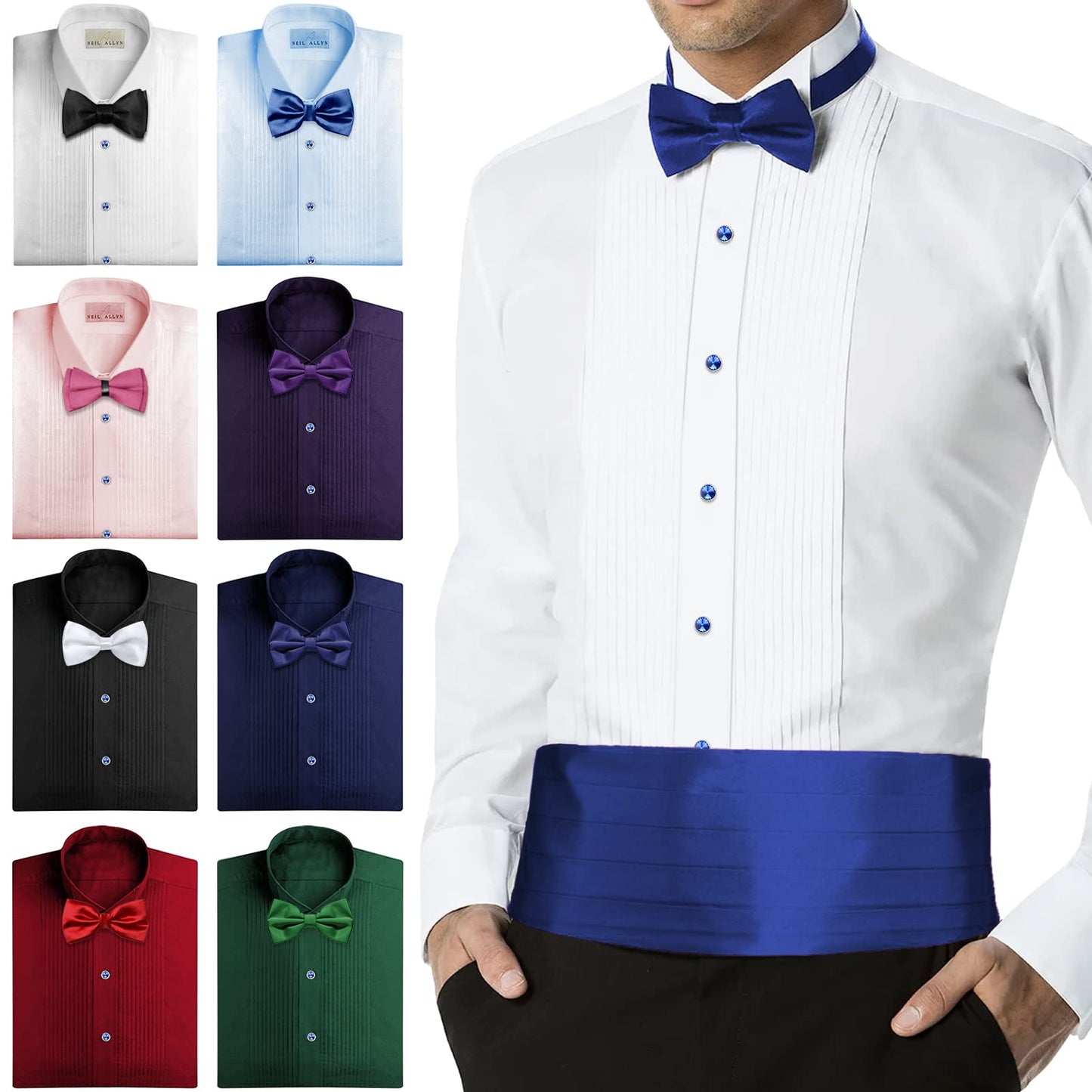 Crystal Shirt Studs for Men's Tuxedo Shirt