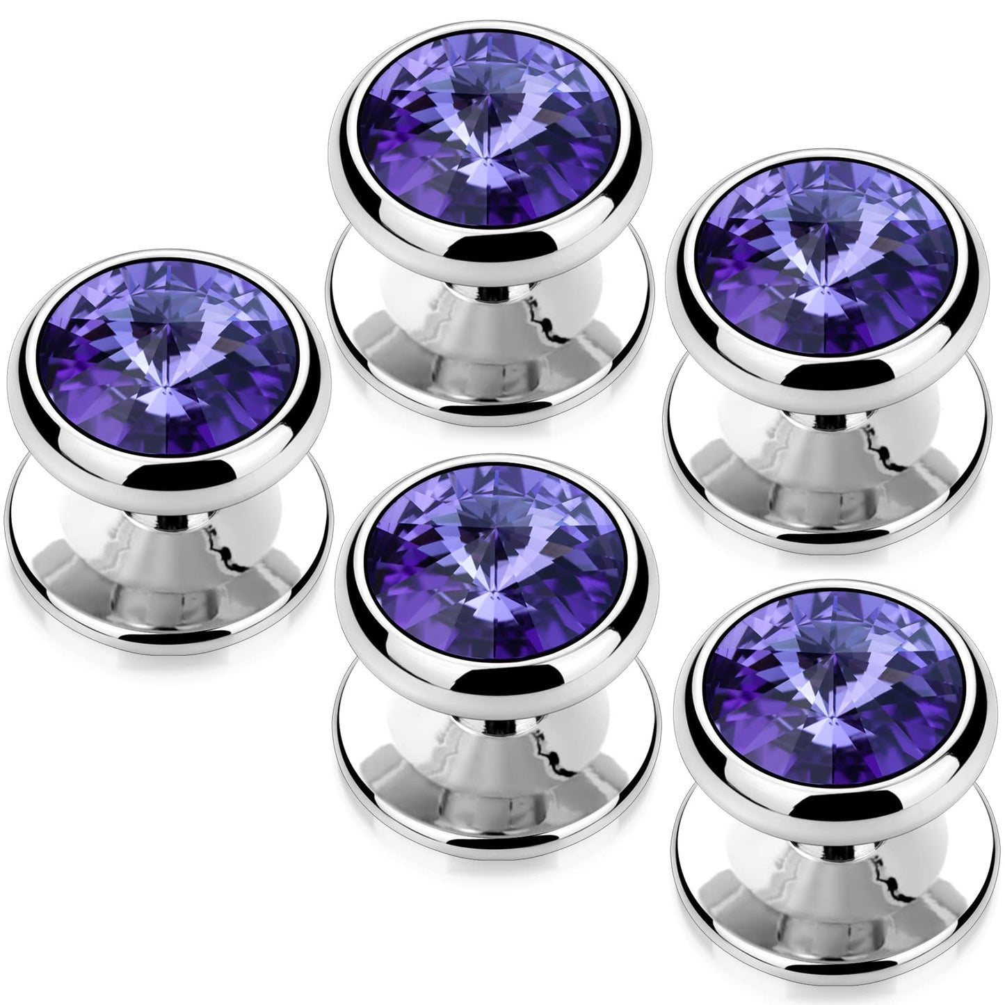 Crystal Shirt Studs for Men's Tuxedo Shirt