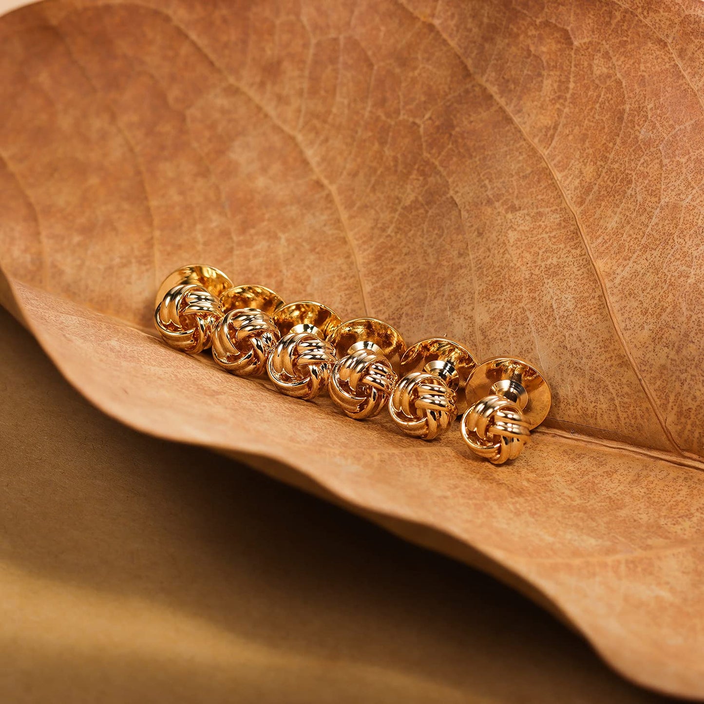 Knot Cufflinks and Shirt Studs for Men