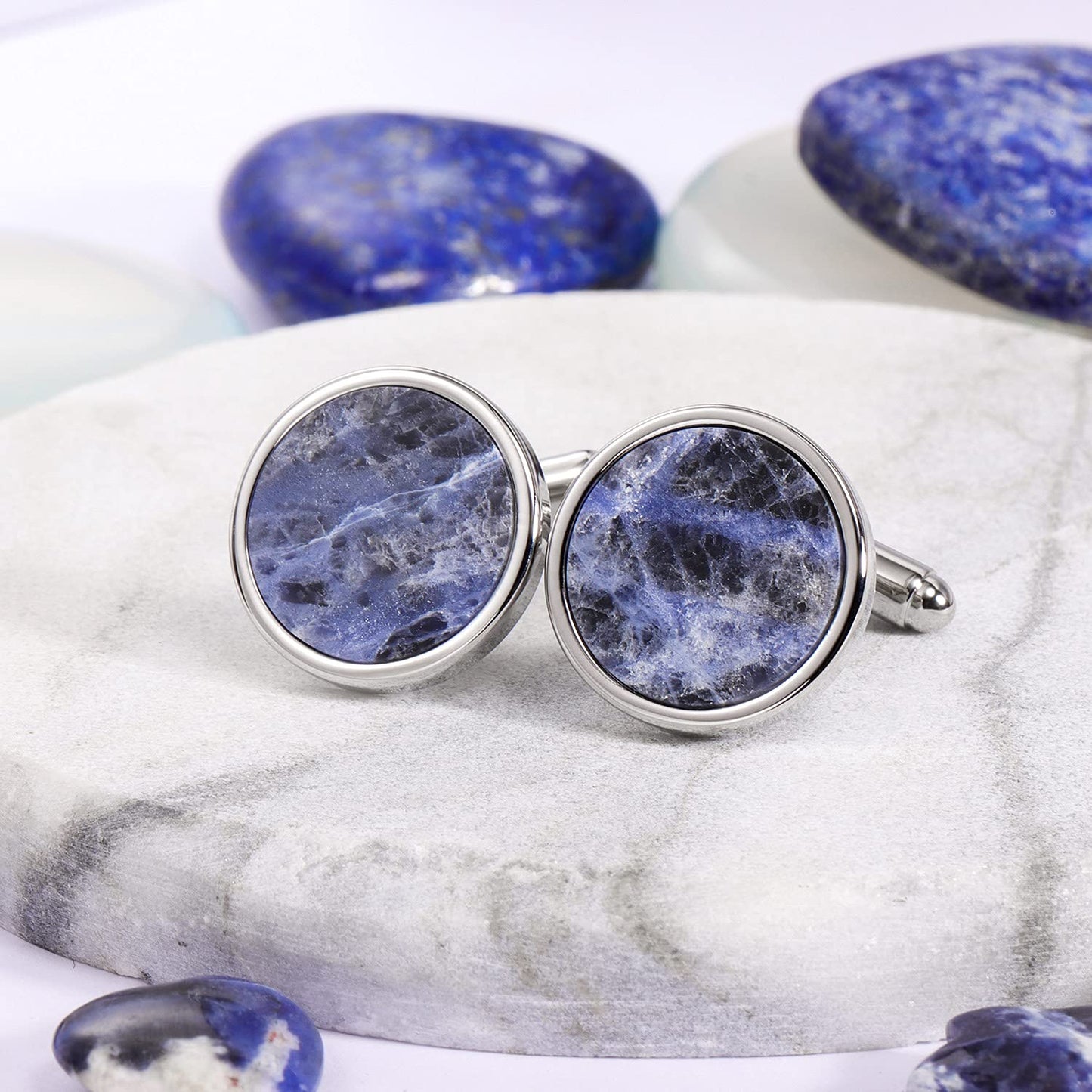 Fashion Mother-of-Pearl Tuxedo Shirt Button and Cufflink Set