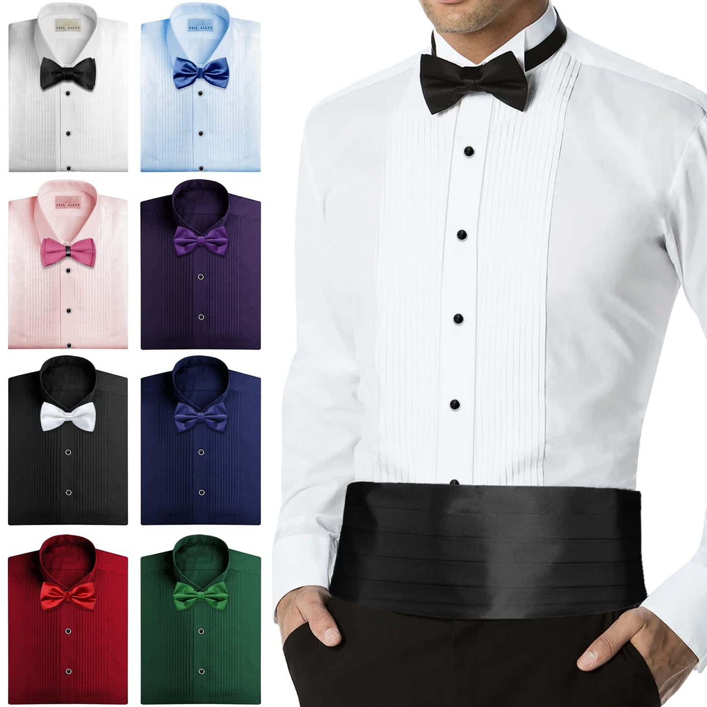 Crystal Shirt Studs for Men's Tuxedo Shirt