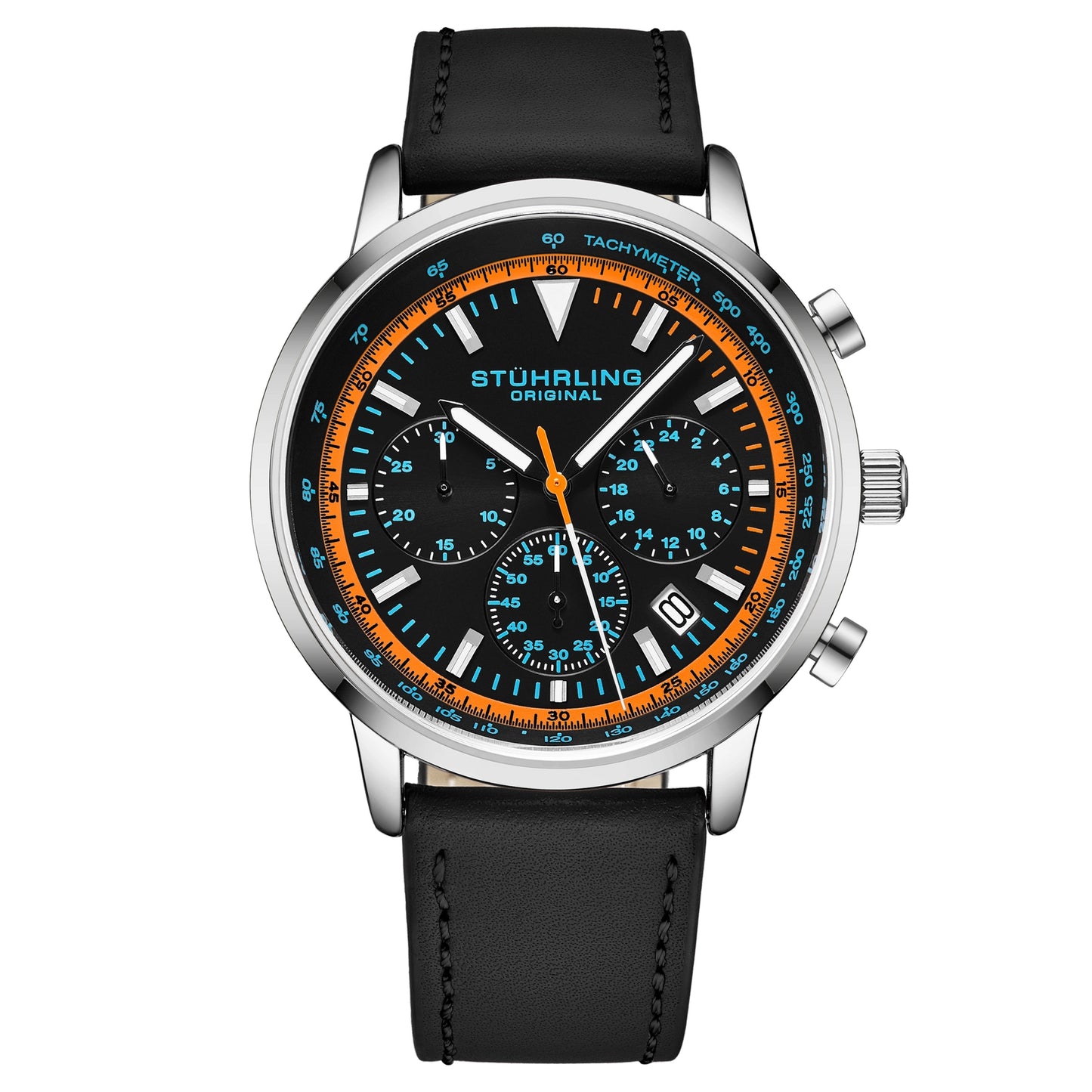 Stuhrling Monaco Chronograph with Tachymeter Quartz 44mm Watch
