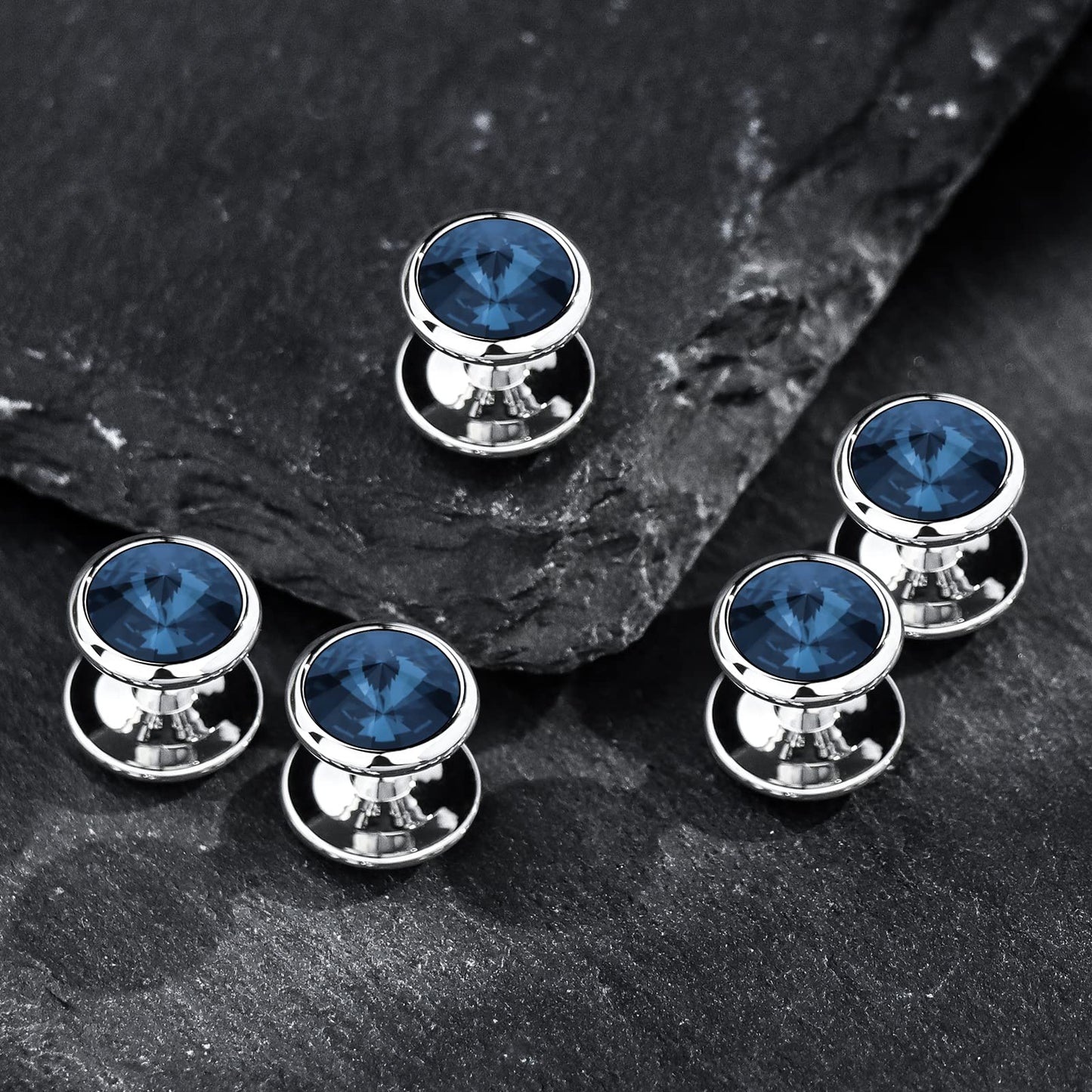 Crystal Shirt Studs for Men's Tuxedo Shirt