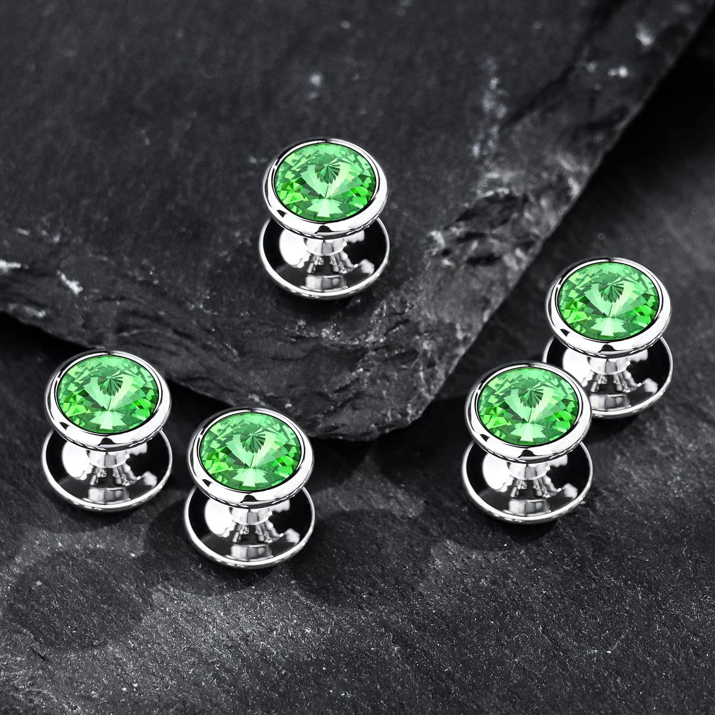 Crystal Shirt Studs for Men's Tuxedo Shirt