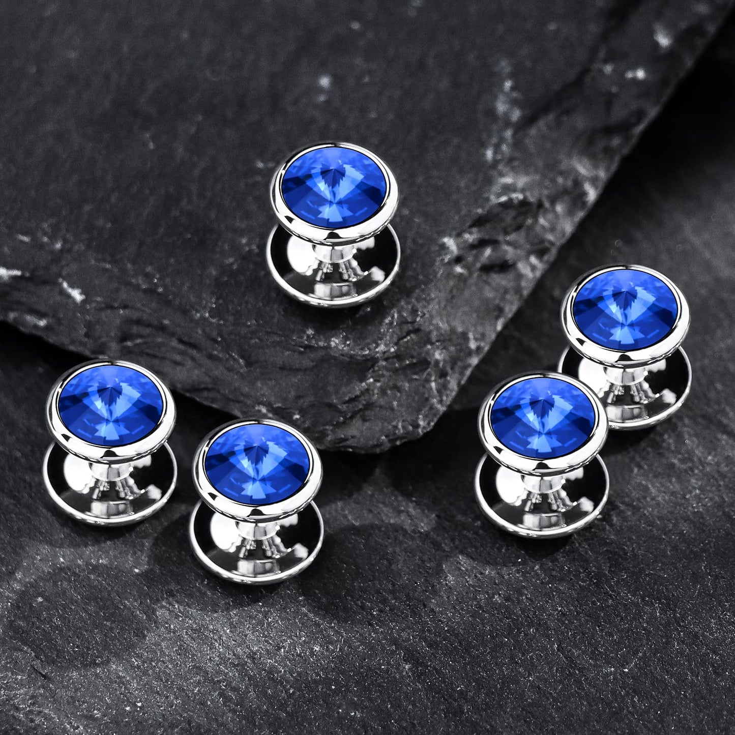 Crystal Shirt Studs for Men's Tuxedo Shirt