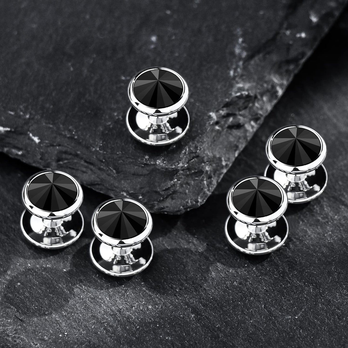 Crystal Shirt Studs for Men's Tuxedo Shirt