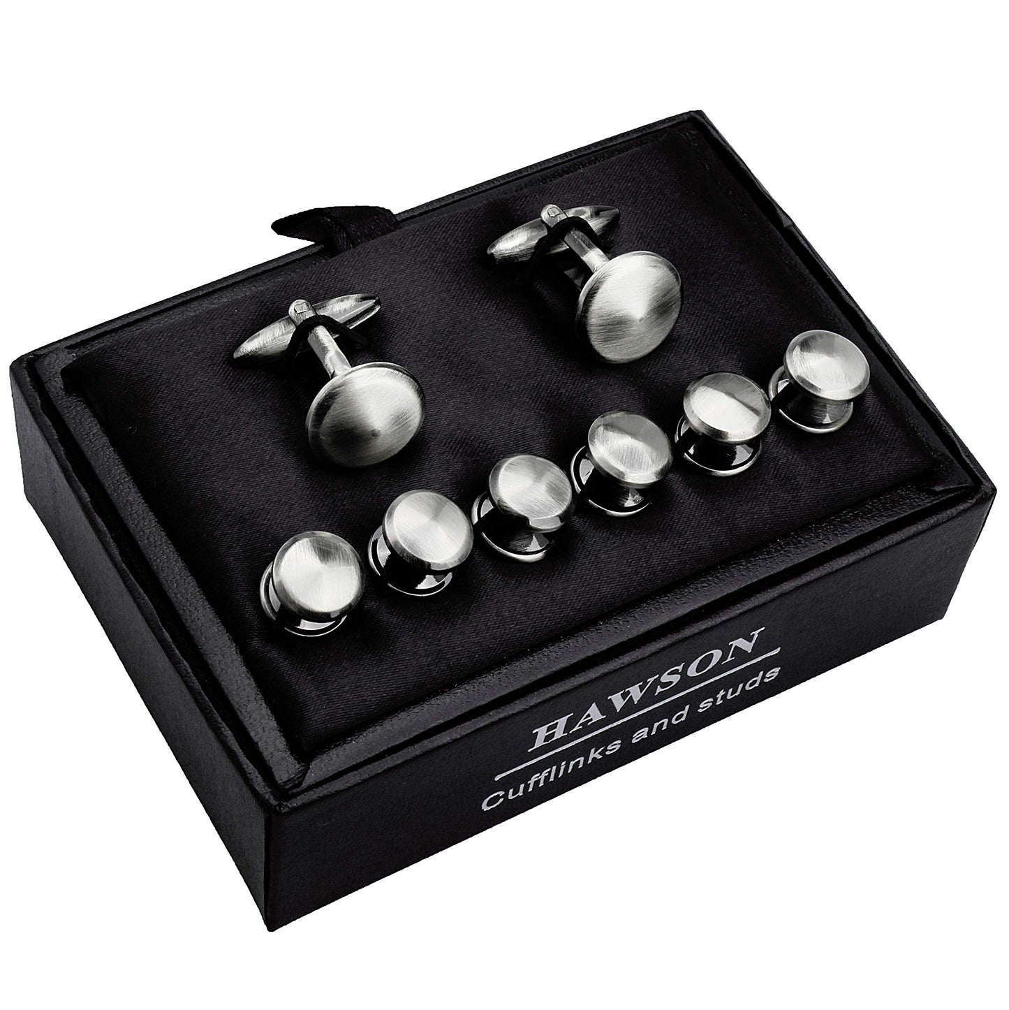Men’s Cufflinks and Tuxedo Studs Set with Gift Box